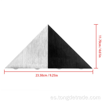 Culata de barra triangular de aluminio y metal